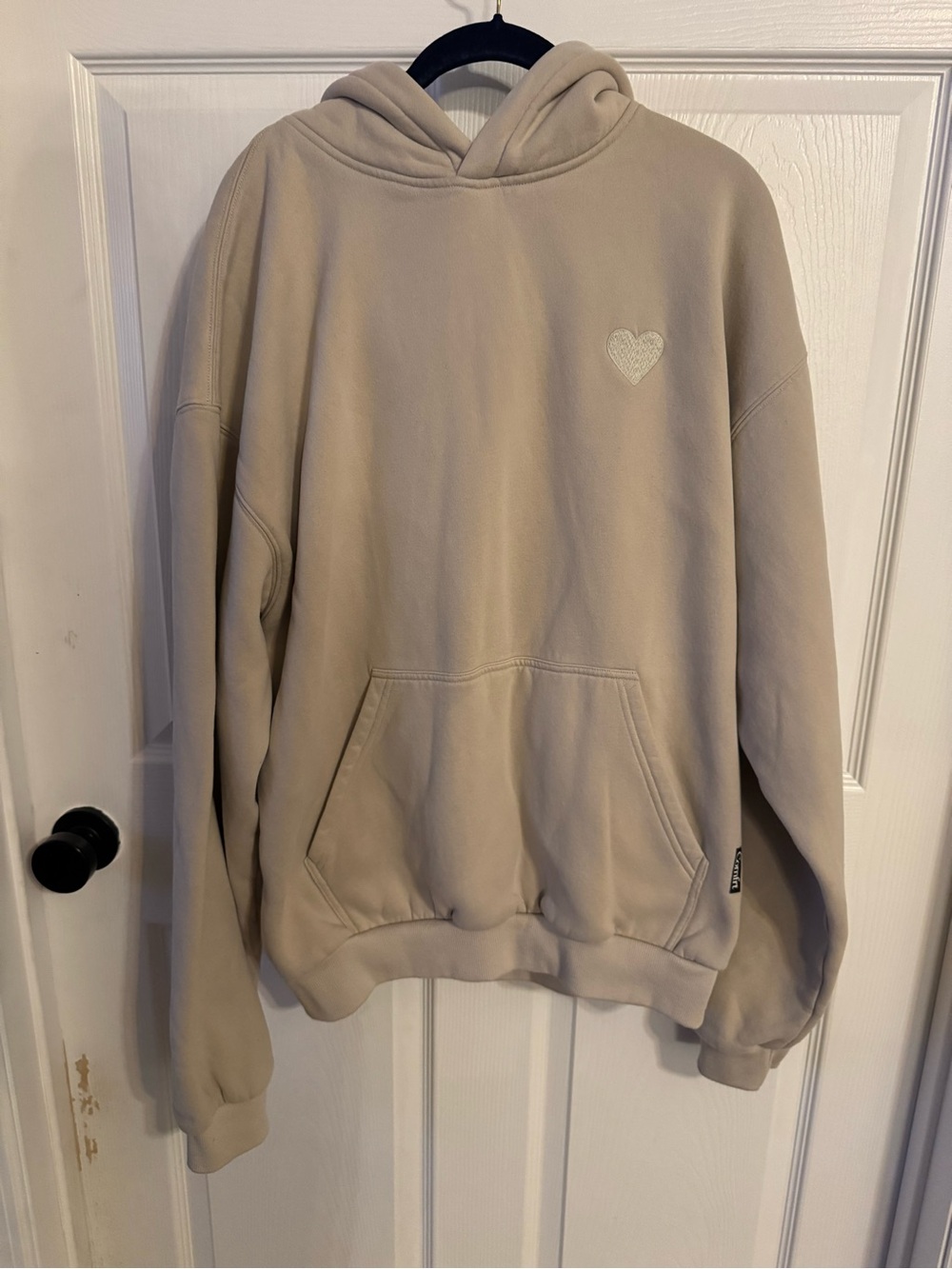 Comfrt Love Hoodie Ways to Show Love Tan Oversized L